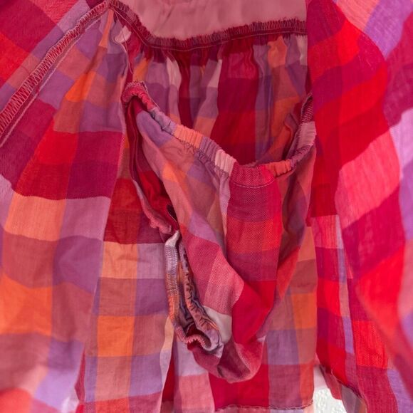 Bonnie Baby Baby Girl Harvest Smocked Long Sleeve Plaid Dress 24M NWOT - Picture 7 of 8